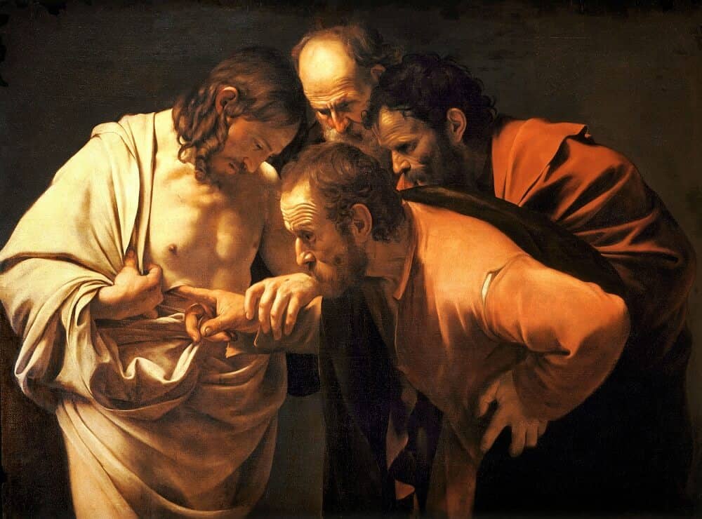 The Incredulity of St. Thomas by Caravaggio